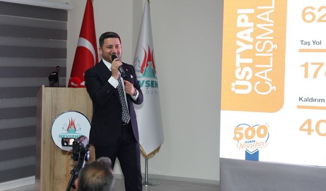 Başkan Arı’dan “500 Günde Nevşehir” Sunumu