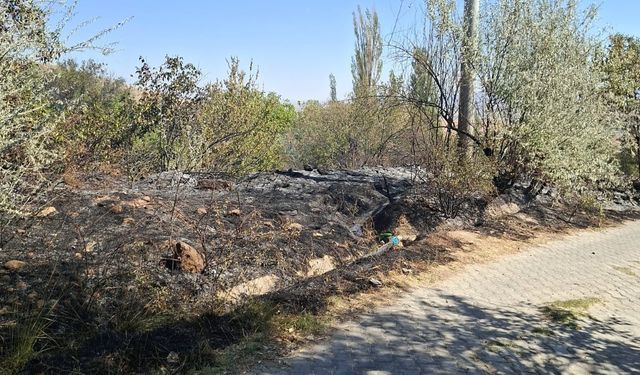 Nevşehir'in Alkan Köyü’nde Çıkan Yangın Söndürüldü