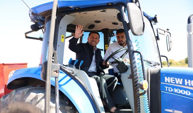 Nevşehir Belediye Başkanı Arı, Kabak Çekirdeği Hasadı Yaptı