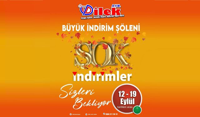 Avanos Dilek AVM’de Büyük İndirim Şöleni Bugün Başladı