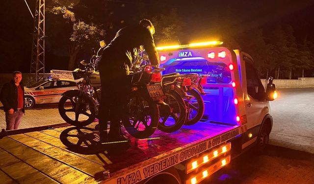 Nevşehir'de Motosiklet Sürücülerine Şok Denetim