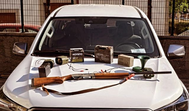 Nevşehir'de Ses Cihazıyla Usulsüz Avcılık Yapan Yakalandı