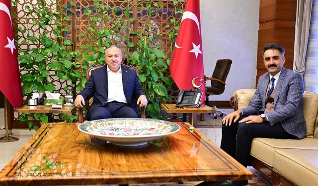 1. Ağır Ceza Mahkemesi Başkanı Oğuz’dan Vali Fidan’a Ziyaret