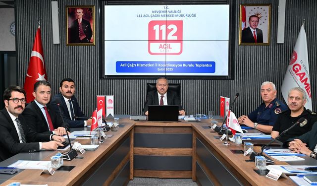 Nevşehir’de İl Koordinasyon Kurulu Toplantısı Yapıldı