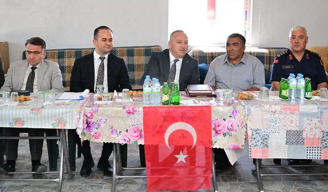 Nevşehir Valisi Ali Fidan, Kozaklı’da Vatandaşlarla Buluştu