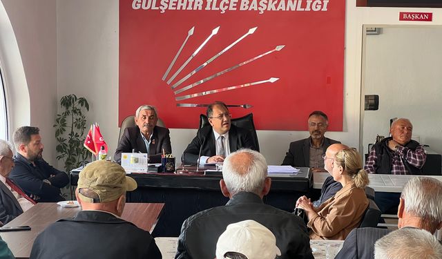 CHP Gülşehir İlçe Kongresi Tamamlandı