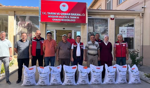 Nevşehir’de 45 Üreticiye 2.450 Kg Macar Fiğ Tohumu Dağıtıldı