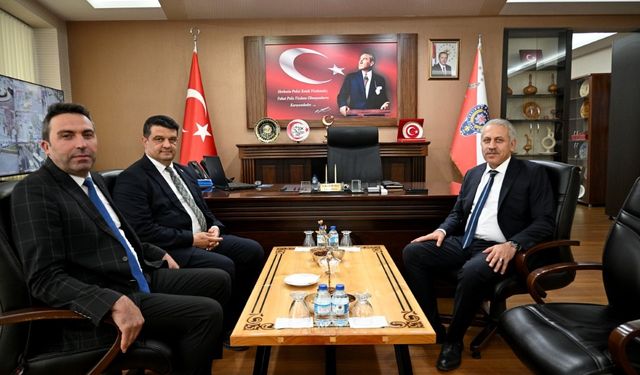 Biçkin ve Yılmaz'dan Emniyet Müdürü Karaman’a Ziyaret