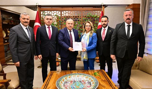 MHP Heyetinden Nevşehir Valisi Fidan’a Ziyaret