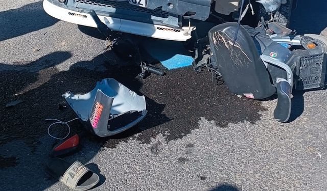 Nevşehir'de feci kaza: Motosiklet sürücüsü baba ve oğlu yaralandı