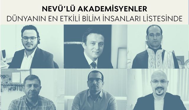 NEVÜ’den 6 İsim Dünya Bilim Listesinde