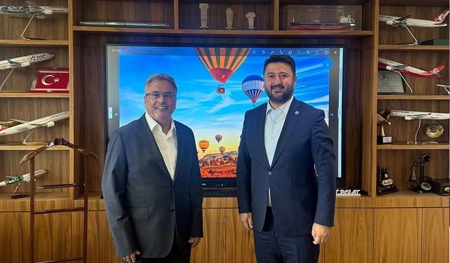 Milletvekili Çalışkan’dan THY Yönetim Kurulu Başkanı Bolat’a Ziyaret