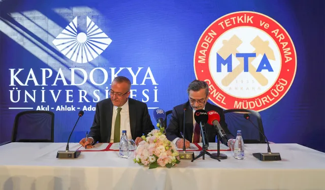 Kapadokya Üniversitesi ile MTA Arasında İş Birliği Protokolü İmzalandı