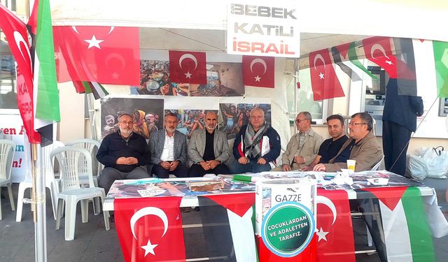 Nevşehir’de Filistin İçin STK’lar Nöbet Tuttu