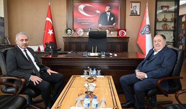 NTSO Başkanı Parmaksız’dan Emniyet Müdürü Karaman’a Ziyaret