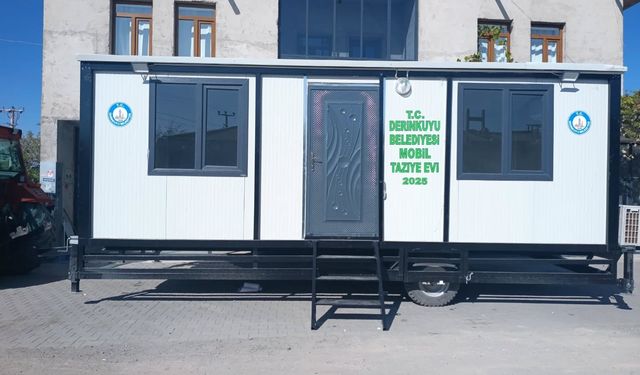 Derinkuyu Belediyesi’nden Bir İlk: Mobil Taziye Evi Hizmete Hazırlanıyor