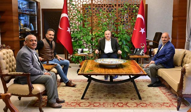 Vali Fidan, Köy Muhtarlarını Makamında Kabul Etti