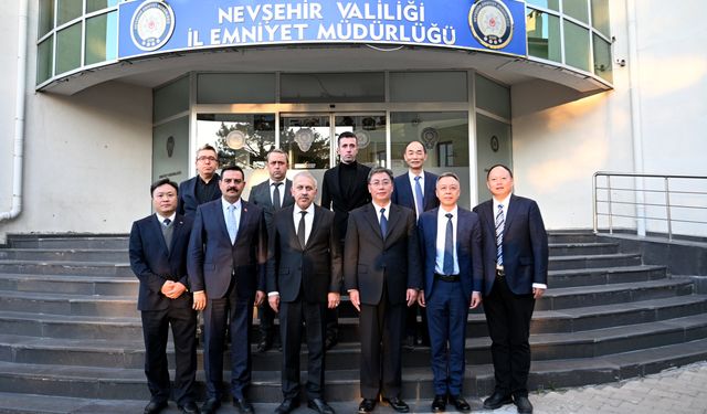 Çinli Polis Heyeti Nevşehir’de