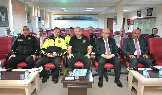 Nevşehir İl Emniyet Müdürlüğü’nde Genel Değerlendirme Toplantısı