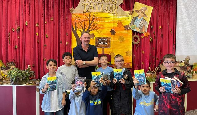 Altınyıldız Eğitim Kurumunda Ünlü Yazar Thomas Taylor İle Unutulmaz Bir Söyleşi