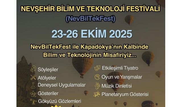 TÜBİTAK 4007 NevBilTekFest Etkinlik Takvimi Yayımlandı