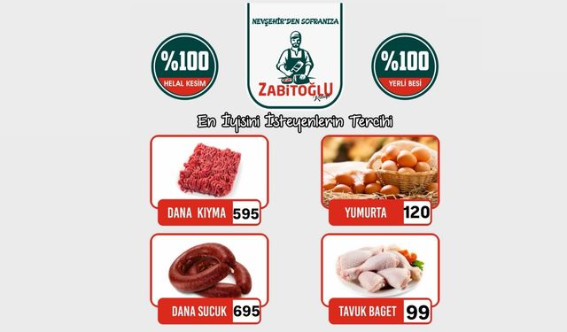 Zabitoğlu Kasap’tan 5. Yıla Özel Büyük Kampanya
