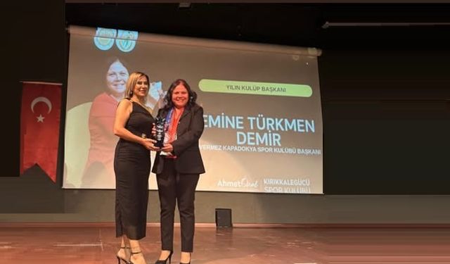 Suvermez KS Başkanı Demir’e Yılın En Başarılı Başkanı Ödülü