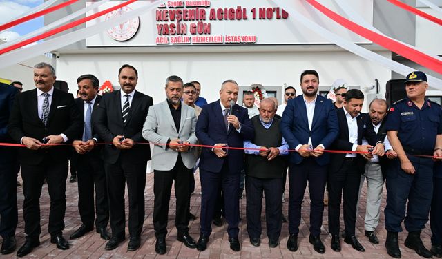 Acıgöl’de Yasin Gün 112 Acil Sağlık İstasyonu Açıldı