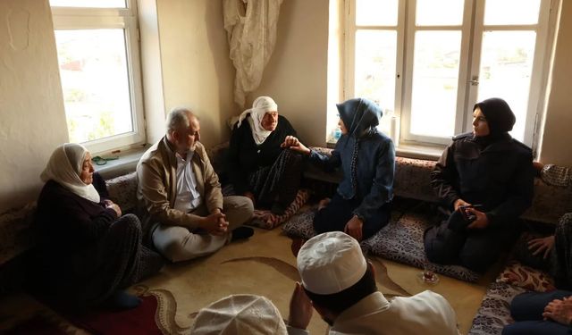 Kaymakam Bozan’dan acılı ailelere taziye ziyareti