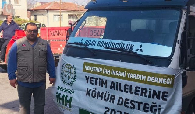 İHH’dan Nevşehir yetim ailelerine kömür desteği