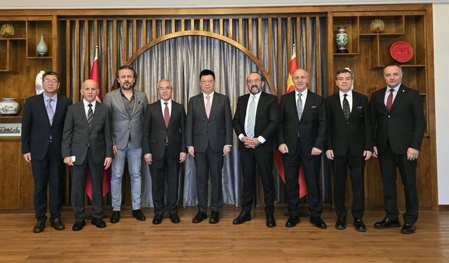NEVBİAD Heyetinden Çin Başkonsolosu Xiaodong’a Ziyaret