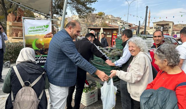 Avanos’ta Ücretsiz Sedir Fidanı Dağıtımı