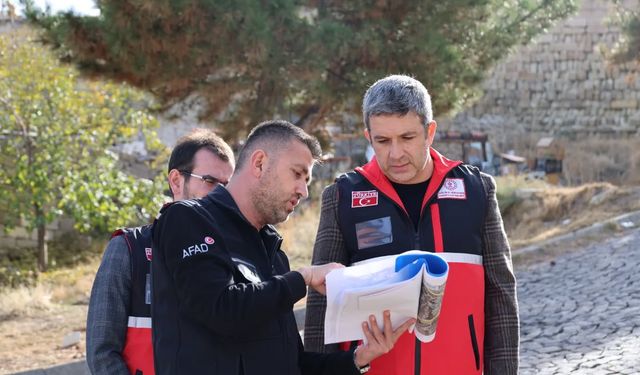 Ürgüp Kadıkalesi’nde Kaya Düşmesi Sonrası Önlemler Artırıldı