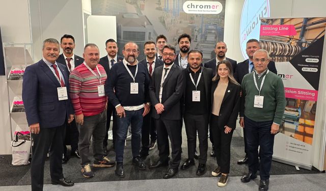 Nevşehir’in Gururu Chromer Hollanda’da Dünya Çelik Fuarında