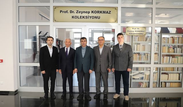 NEVÜ Rektörü Aktekin Prof. Dr. Zeynep Korkmaz Koleksiyonu’nda İncelemelerde Bulundu