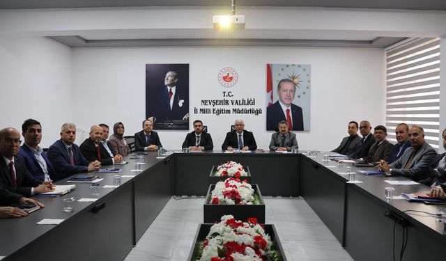 Nevşehir’de Eğitim Yöneticileri İstişare Toplantısında Buluştu