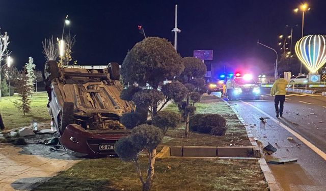 Nevşehir-Ürgüp Yolunda Balonlu Kavşak’ta Kaza: 4 Yaralı