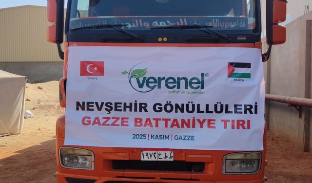 Verenel Nevşehir Gönüllüleri Gazze Yardımları İçin Mısır’da