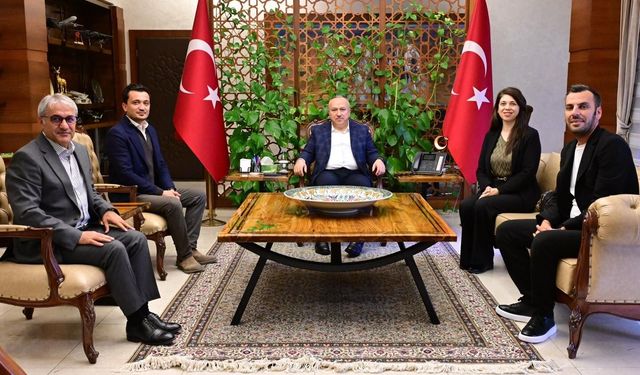 Vali Fidan, TGA Yönetim Kurulu Üyesi Murat Yavuz’u Kutladı