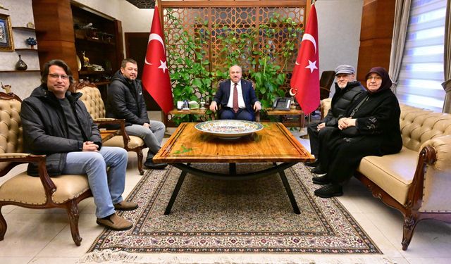 Vali Fidan, Nevşehirli Hayırsever Cingil Ailesini Ağırladı