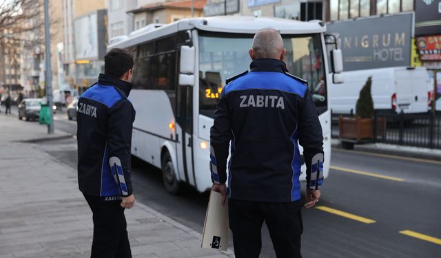 Nevşehir'de halk otobüsü denetimleri sürüyor