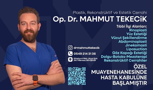 Op. Dr. Mahmut Tekecik Hasta Kabulüne Başladı