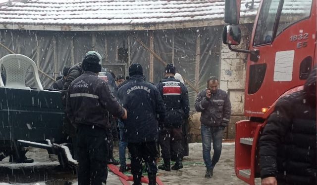 Nevşehir'in Türkeli Beldesi’nde Ev Yangını