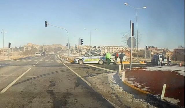 Ortahisar–Göreme Kavşağında Tek Taraflı Kaza