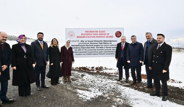 Hacıbektaş'ta Huzurevi Projesi İçin İlk Adım