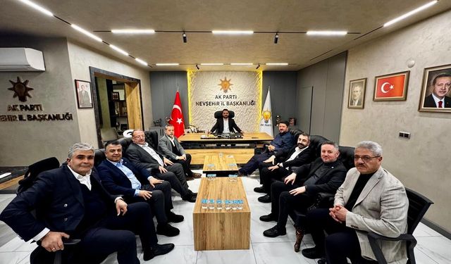 AK Parti Nevşehir İl Başkanlığında Belediye Başkanları Toplantısı