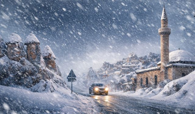 Nevşehir’de Yoğun Kar ve Ayaz Etkili Olacak