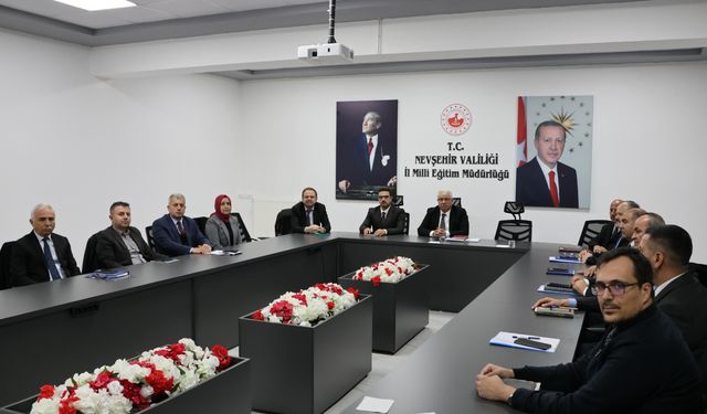 Nevşehir’de İlçe Millî Eğitim Müdürleri Toplantısı Yapıldı