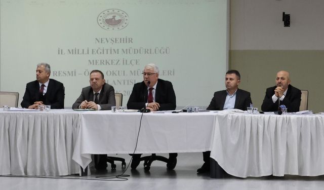 Nevşehir’de Okul Müdürleri İstişare Toplantısı