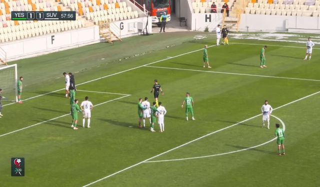 Malatya Yeşilyurtspor 1-1 Suvermez Kapadokya Spor | Maç Sonucu